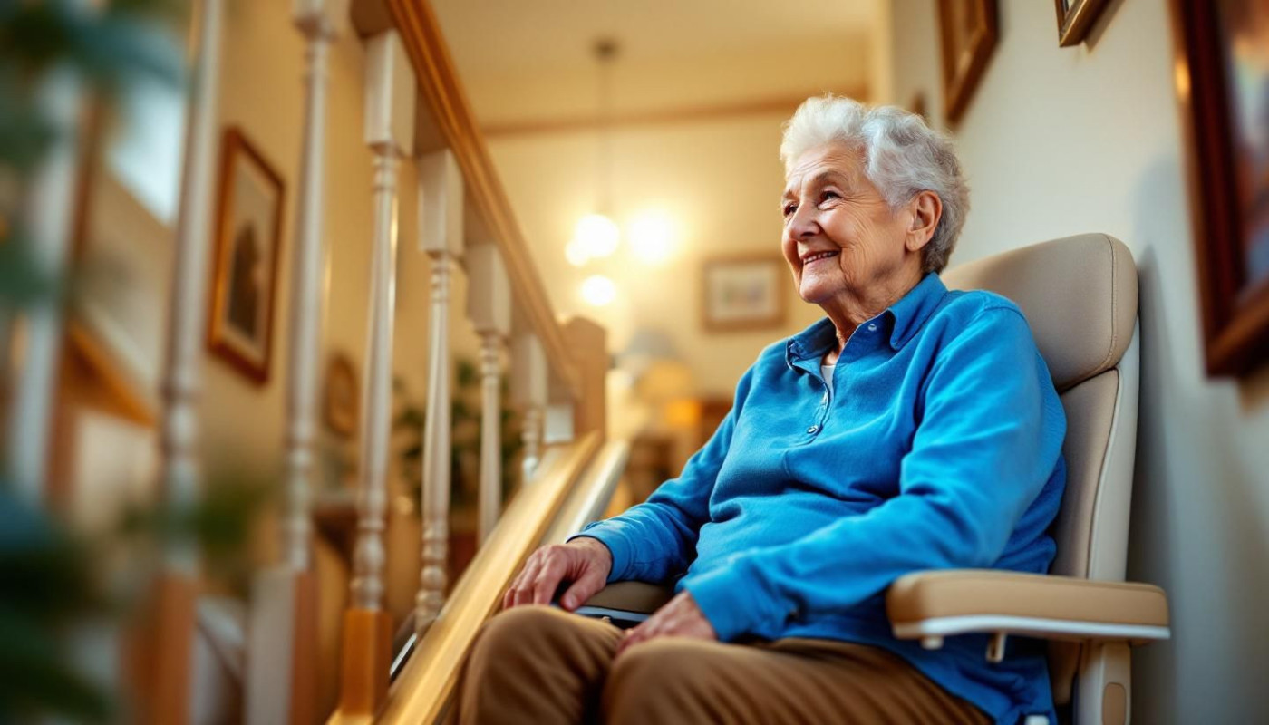Sécurité à domicile : Renforcer l'autonomie avec un monte-escalier adapté